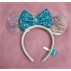 Tokyo Disney Resort Cerchietto orecchie Tokyo Disney Sea 25th Anniversary Clear Sparkling Jubilee...