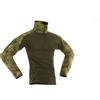 INVADER GEAR MAGLIETTA TATTICA MILITARE COMBAT SHIRT LONG SLEEVES LYCRA ALL CAMO