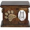 Art Dog Schipperke - Urna Per Ceneri Di Cani Con Piastra Di Ceramica E Descrizione DE
