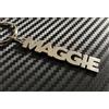 none MAGGIE Portachiavi Portachiavi Con Fibbia Anello Split Acciaio Inox Regalo Nome