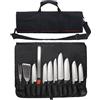 Chef Coltello Di Roll Con 21 Scomparti E 1 Grande Tasca Con Zip, Manico E Tracol