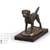 Border Terrier, Scultura In Legno, Bronzo, ArtDog, DE