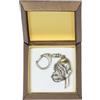 Art Dog Bluthund - Portachiavi In Argento Con Un Cane, Box Art Dog DE