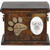 Art Dog Bullmastiff - Urna Per Ceneri Per Cani Con Piastra In Ceramica E Descrizione DE
