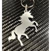 Unicorno Portachiavi Acciaio Inox Magico Cavallo Regalo