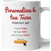 Tazza Personalizzata Con Foto, Testo E Logo - Mug in Ceramica Con Stampa Persona