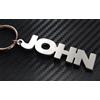 none JOHN Portachiavi Catena Chiave In Acciaio Inox Con Nome Gift