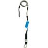 Kaohi Leash Kaohi Inviz Hybrid Leash XL 45" with carabiner, Blu