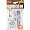 blum 10x cerniera per mobili CLIP top BLUMOTION 110° I cerniera a tazza Soft-close 35 mm I basetta a croce CLIP montabile separatamente, distanza 0 mm | regolazione 3D frontale | Nichelato | sormonto