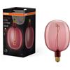 OSRAM Lampada LED Vintage 1906 Vetro Rosa, 4,5W, 220Lm, Forma a Palloncino Con D