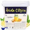 Acido Citrico Anidro in Polvere 5,2 Kg Puro - Additivo Alimentare E330 Di Qualit