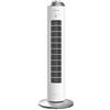 Cecotec Ventilatore a Torre con Timer EnergySilence 8090 Skyline. 60 W, 33" (84 cm) di Altezza, Oscillante, Motore in Rame, Controllo Meccanico, 3 Velocità, Bianco