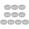 SENRISE 10Pz Copertura Ventilazione Tonda da 35mm, Grigia, Griglia di Ventilazione in Plastica con Fori a Maglia per Soffit, per Bagno, Cucina, Armadio