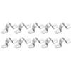 TopHomer Confezione da 10 morsetti per tubi a U, 5 mm, in acciaio inox, a forma di U, clip per sella, resistenti per tubi dell'acqua, cavi del gas