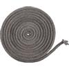 Drhomeam Guarnizione per stufa a legna da 9 mm, in fibra di vetro, rotonda, resistente alle alte temperature, corda di ricambio per stufe, camini, porte, 3 metri di lunghezza