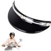 gifyym Visiera parasole universale a tre bottoni per caschi da moto a 3/4, accessorio per casco, protezione UV vintage, visiera parasole, tesa del casco, facile installazione