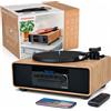 THOMSON MIC300TT GIRADISCI 45 33 GIRI STEREO HIFI CD MP3 Bluetooth® RADIO FM