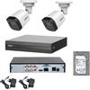 Dahua Kit videosorveglianza dahua DVR 2 telecamere bullet 2 MP Full HD hdd 1TB