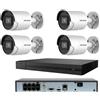 Hikvision KIT videosorveglianza Hikvision NVR IP POE 4 TELECAMERE ACUSENSE 8MP 4K 1TB hdd