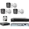 Hikvision Kit videosorveglianza IP Hikvision Nvr 4 Canali 3 telecamere bullet 2mpx 500gb