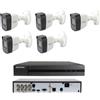 Hikvision KIT videosorveglianza Hikvision DVR8 Canali 5Telecamere bullet 8 MP 4K Hdd 500gb