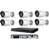 Hikvision KIT videosorveglianza Hikvision NVR IP POE 6 TELECAMERE ACUSENSE 8MP 4K 1TBhdd