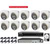 Hikvision Kit Videosorveglianza Hikvision DVR con 10 Telecamere 2MP ColorVu Audio 500GB