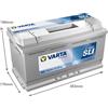 VARTA BATTERIA BATTERIE AUTO VARTA 110 100 95 80 72 63 60 AH DYNAMIC SLI AVVIAMENTO