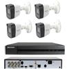 Hikvision KIT videosorveglianza Hikvision DVR8 Canali 4Telecamere bullet 8 MP 4K Hdd 500gb