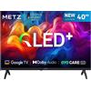 Smart TV Metz QLED32"/40" Google TV HDR10 Dolby Audio Alta Qualità 2025