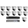 Hikvision KIT videosorveglianza Hikvision DVR16 Canali 11Telecamere DOME 5 MP Hdd 500gb