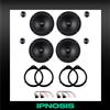 Axton Kit 8 casse AXTON ATC165S per Audi A3 04-12 e A4 B6, B7 01-08 + 4 Supp + 4 Conn
