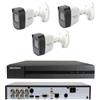 Hikvision KIT videosorveglianza Hikvision DVR8 Canali 3Telecamere bullet 8 MP 4K Hdd 500gb