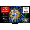 TCL Smart TV 75" 4K Ultra HD QD-Mini LED Google TV Classe D Nero 75A400U TCL