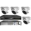 Hikvision KIT videosorveglianza Hikvision DVR 8 Canali 4 Telecamere dome 2 MP Hdd 500gb
