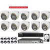 HIKVISION Kit Videosorveglianza Hikvision DVR con 10 Telecamere 2MP ColorVu Audio e HDD 1T