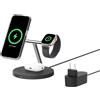 Belkin Boostcharge Caricatore 3 in 1 Con Qi2, Base Di Ricarica Wireless Compatib