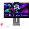 PHILIPS MONITOR 27 LED IPS 5K UHD 16:9 4MS 500 CDM, PIVOT, USB-C HUB, HDMI, MULT