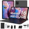 Does not apply Tablet 11 Pollici Android 16 Con 36GB RAM+512GB ROM (2TB TF), 4G LTE & 5G Wifi,