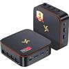 Does not apply 2026 H50 Mini PC Win 11 Pro, AMD Ryzen 3300U, 8GB RAM 256GB SSD, Doppio 4K@60Hz