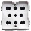 ETTROIT EV3503 tre prese in una - modulo presa universale multistandard 1 schuko + 2 bipasso compatibile Vimar plana
