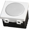 ETTROIT Lampada di Emergenza da Incasso LED 2 Moduli 220V 6000K con Batteria e Tasto ON/OFF Compatibile BTicino Matix â€" SKU MT4201