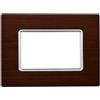 ETTROIT MT86310 Placca in alluminio 3P Colore Bronzo Compatibile Con Bticino Matix