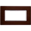 ETTROIT MT86410 Placca alluminio Serie Solar 4P Colore Bronzo Compatibile Con Bticino Matix