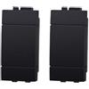ETTROIT Falso polo compatibile Bticino Livinglight colore nero confezione 2pcs