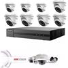 HIKVISION KIT VIDEOSORVEGLIANZA COMPLETO HIKVISION DVR 16 CH + 8 TELECAMERE 2MPX HARD DISK 2TB 8 ALIMENTATORI