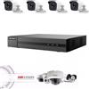 HIKVISION KIT VIDEOSORVEGLIANZA COMPLETO HIKVISION ULTRA HD DVR 4 TELECAMERE 5 MPX 2K HARD DISK 1TB