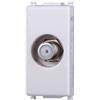 ETTROIT Presa tv satellitare a vite tipo F compatibile Vimar Plana colore bianco Ettroit EV2252