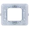 ETTROIT Supporto compatibile Bticino Matix 2 moduli per placche