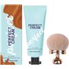 BAInuai Body Coverage Perfector with Brush, All Over Complexion Perfector, Long-Lasting CC Cream Foundation, Tattoo Cover Up Makeup, Waterproof Skin Tint, Hydrating Full Coverage Correttore (Dark)